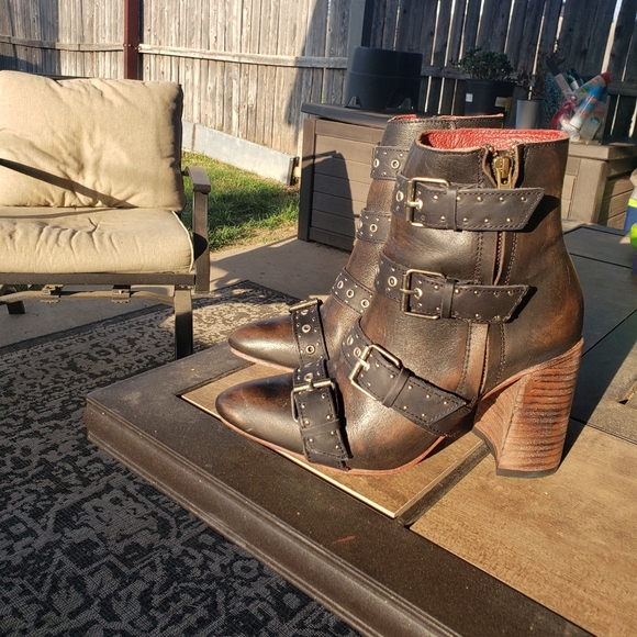 Freebird by Steven Joust boots distressed black - Picture 11 of 12